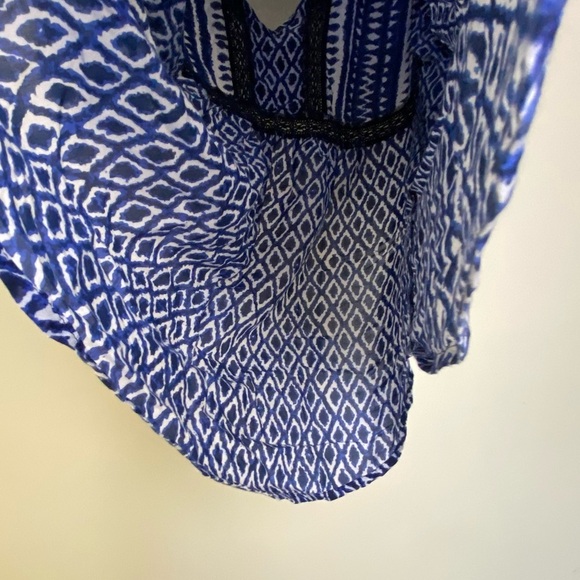 Bohemian BLL New York Boho Print Tunic Top - Small, Flowy Size S/P - Picture 9 of 10